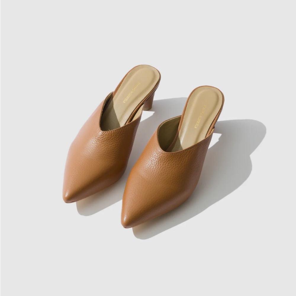 Beatrice Valenzuela Heeled Babouche Mule Size 7